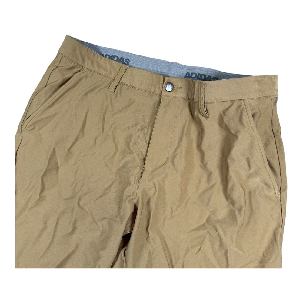 Adidas Ultimate 365 Golf‎ Pants Performance Khaki Trousers Mens Size 36